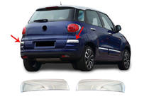 Fiat 500/500L 2013–2022 Nerjaveče obloge vogalov zadnjega odbijača za 500L 2018+ (2 kosa) fotografija 1