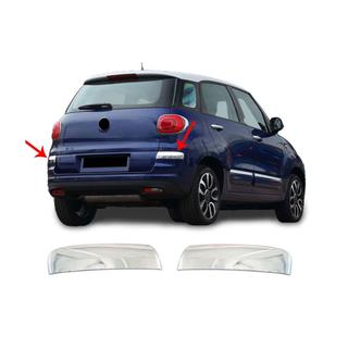 Nerjaveče obloge vogalov zadnjega odbijača za 500L 2018+ (2 kosa) Fiat 500/500L 2013–2022 fotografija 1