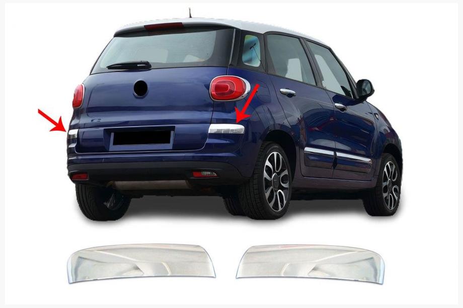 Fiat 500/500L 2013–2022 Nerjaveče obloge vogalov zadnjega odbijača za 500L 2018+ (2 kosa) Image