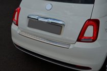 Fiat 500/500L 2013–2022 Nerjaveči pokrov zadnjega odbijača 3D/Cabrio (OmsaLine, nerj.) fotografija 5