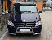 Mercedes Vito W639 2004–2014 Vizir na vetrobransko steklo (črn sijaj, 5 mm) fotografija 4
