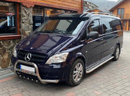 Mercedes Vito W639 2004–2014 Vizir na vetrobransko steklo (črn sijaj, 5 mm) fotografija 3