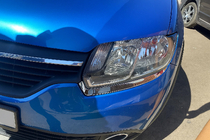 Renault Logan MCV 2013–2022 NOVO!!! Okrasni pokrovi žarometov (2 kos, nerjavno jeklo) fotografija 2