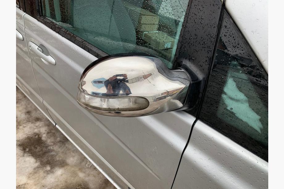 Mercedes Vito W639 2004–2014 Pokrovi ogledal (2004-2010, Viano, 2 kosa, nerjavno jeklo) Fotografija 4