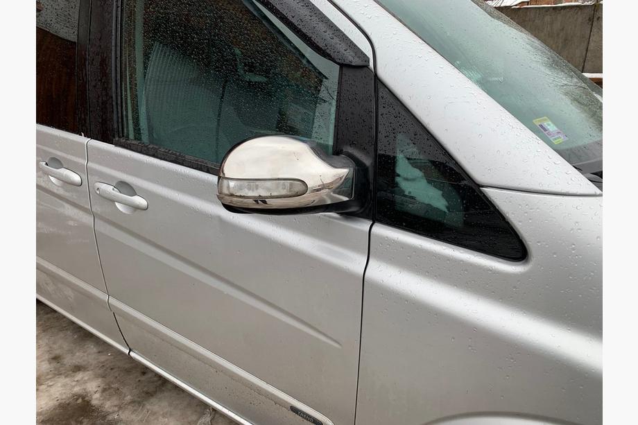 Mercedes Viano 2004–2014 Pokrovi ogledal (2004-2010, Viano, 2 kosa, nerjavno jeklo) Fotografija 3