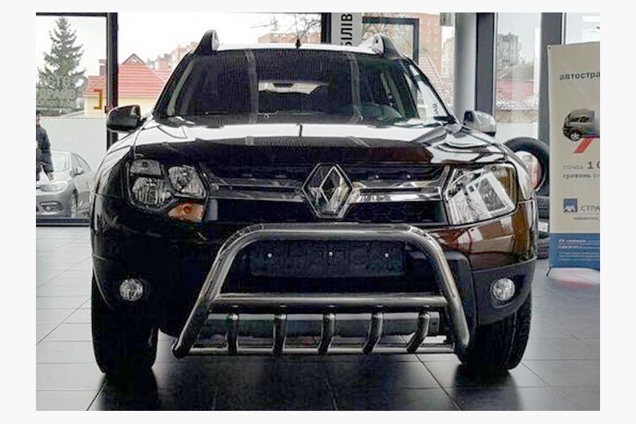 Renault Duster 2008–2017 Prednji zaščitni lok brez napisa WT003 (nerjavno jeklo) Fotografija 3