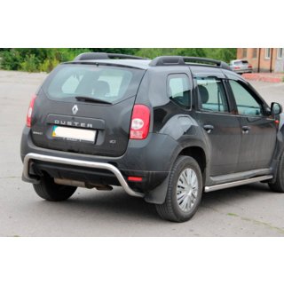 Zadnji zaščitni lok (nerjavno jeklo) Renault Duster 2008–2017 fotografija 1