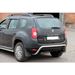 Zadnji zaščitni lok (nerjavno jeklo) Renault Duster 2008–2017 fotografija 3