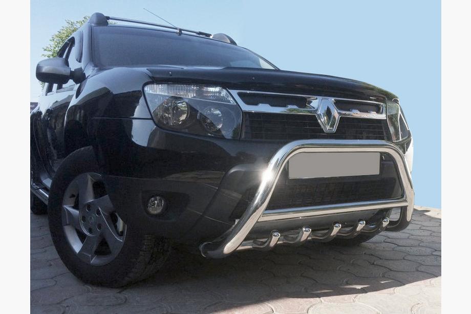 Dacia Duster 2008–2018 Prednji zaščitni lok brez napisa WT003 (nerjavno jeklo) Fotografija 4