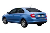 Skoda Rapid 2012–2019 Nerjaveča letev zadnjega odbijača OmsaLine (Sedan, nerj.) fotografija 2