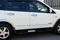 SsangYong Kyron 2005–2014 Okvirji okoli vratnih kljuk (4 kosi, plastika) fotografija 1