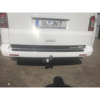 Obloga zadnjega odbijača z zavihkom (ABS plastika) Volkswagen T5 Caravelle 2004–2010 fotografija 3