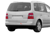 Volkswagen Touran 2003–2010 Zaščitna letev za zadnji odbijač OmsaLine (nerjaveče jeklo) fotografija 3