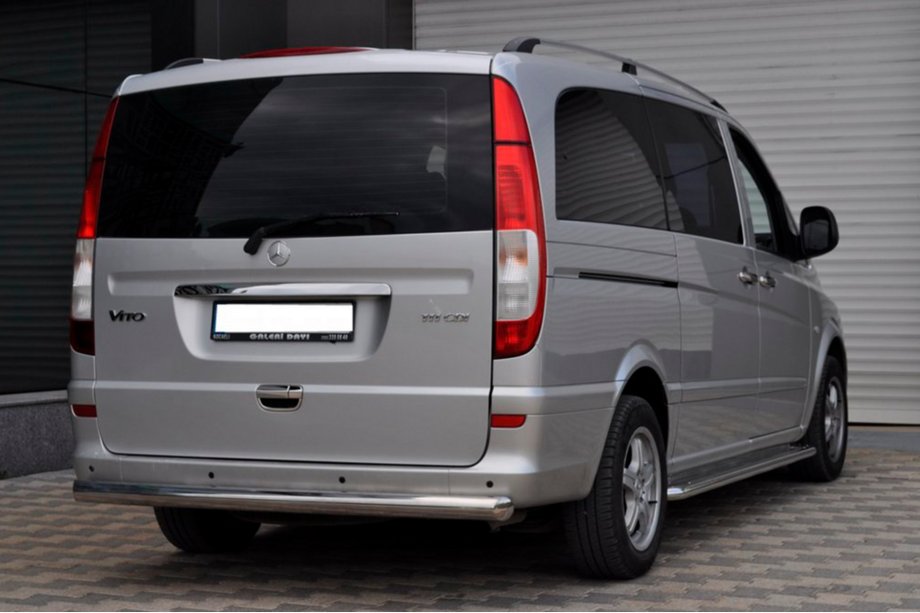 Mercedes Vito W639 2004–2014 Zadnji zaščitni lok AK002 (nerjavno jeklo) Fotografija 6