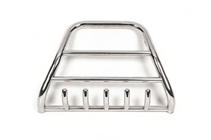 Nissan Pathfinder R51 2005–2014 Visoki bullbar QT007 (nerjavno jeklo) 70 mm fotografija 1