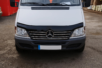Mercedes Sprinter W901/902/903/904/905 1995–2006 Nerjaveče obrobe roba maske hladilnika (2000-2002, 7 delov) fotografija 1