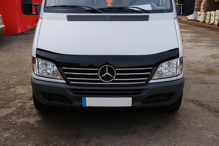 Mercedes Sprinter W901/902/903/904/905 1995–2006 Nerjaveče obrobe roba maske hladilnika (2000-2002, 7 delov) Image