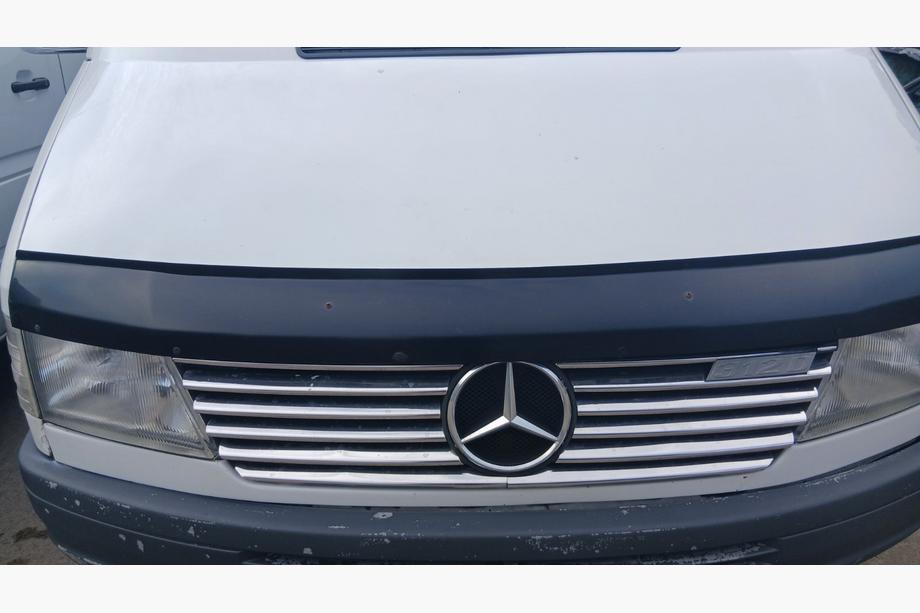 Mercedes Sprinter W901/902/903/904/905 1995–2006 Nerjaveče okrasne letvice za masko hladilnika (1995-2000, 12-delni komplet) Image