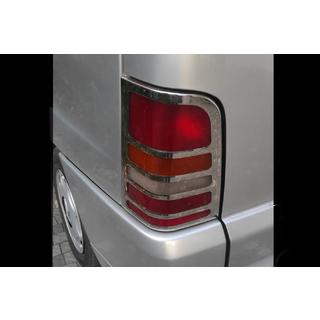 Kromirani pokrovi za stop luči (2 kosa, nerjaveče jeklo) Mercedes Vito W638 1996–2003 fotografija 4
