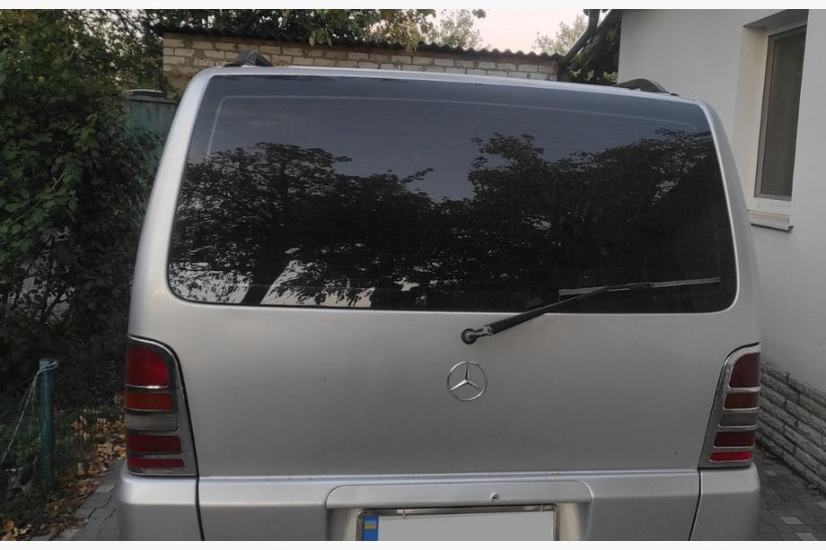 Mercedes Vito W638 1996–2003 Kromirani pokrovi za stop luči (2 kosa, nerjaveče jeklo) Fotografija 3