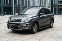 Suzuki Vitara 2015– Bočne stopnice Allmond Black (2 kosa, aluminij) fotografija 1