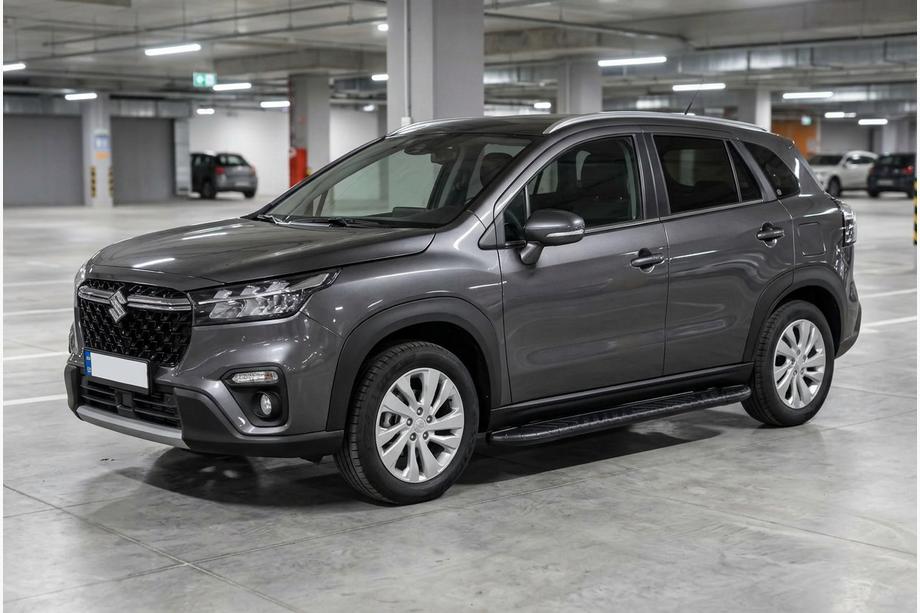 Suzuki Vitara 2015– Bočne stopnice Bosphorus Black (2 kos, aluminij) Image
