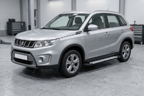 Suzuki Vitara 2015– Stranske stopnice Allmond Grey (2 kosa, aluminij) fotografija 1