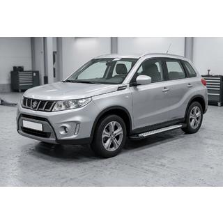 Stranske stopnice Allmond Grey (2 kosa, aluminij)