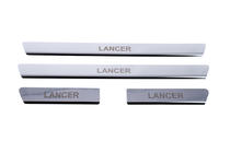 Mitsubishi Lancer 9 2004–2008 Carmos V1 okrasne letve pragov (4 kosi, nerjaveče jeklo) fotografija 2