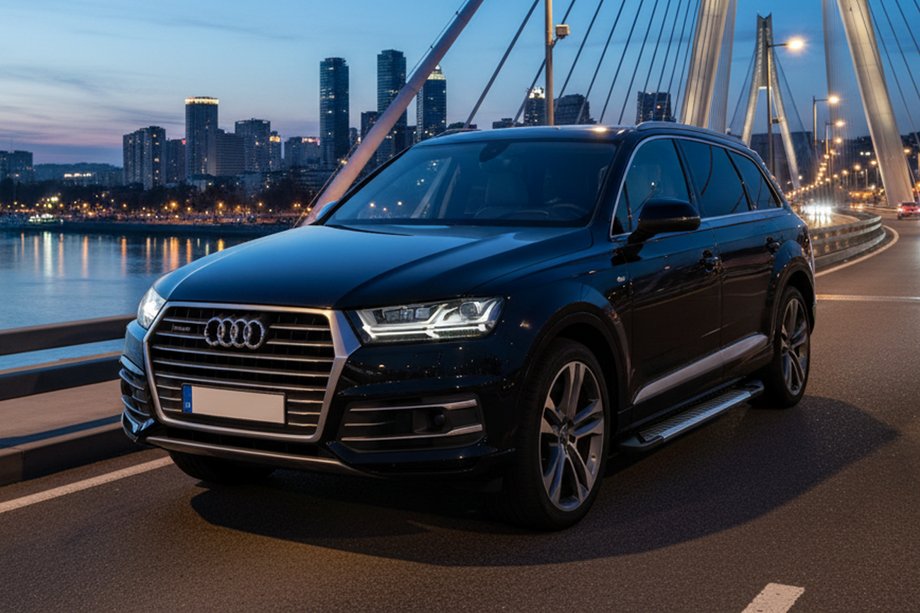 Audi Q7 2015–2026 Stranski pragovi Line (2 kos, aluminij) Image