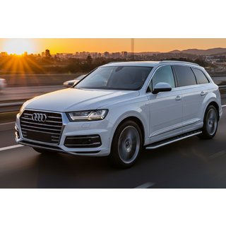 Stranski pragovi Maydos V1 (2 kos, aluminij ↗ nerjaveče jeklo) Audi Q7 2015–2026 fotografija 1