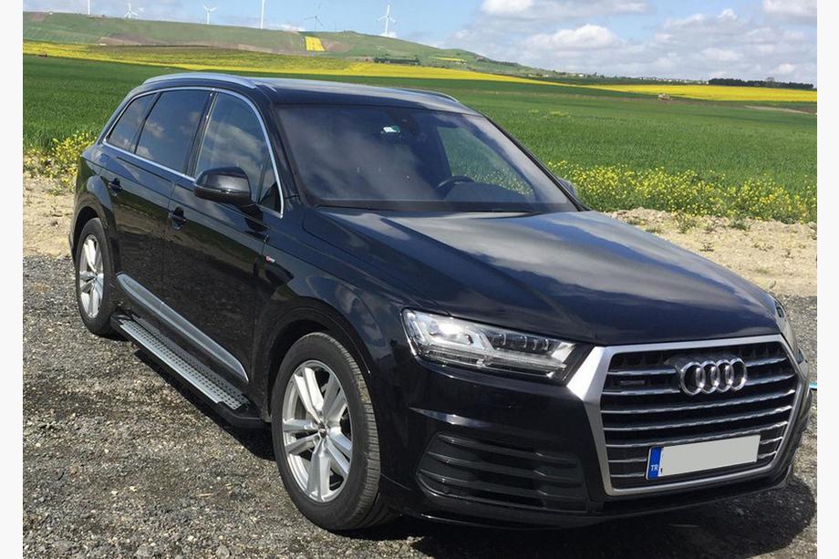 Audi Q7 2015–2026 Stranske stopnice Allmond Grey (2 kosa, aluminij) Image