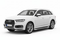 Audi Q7 2015–2026 Bočne stopnice Allmond White (2 kosa, aluminij) fotografija 1