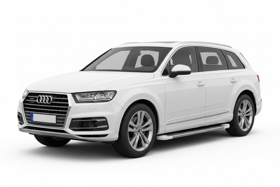 Audi Q7 2015–2026 Bočne stopnice Allmond White (2 kosa, aluminij) Image