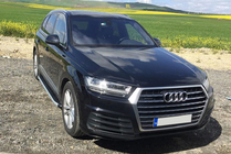 Audi Q7 2015–2026 Bočne stopnice Fullmond (2 kos, aluminij) fotografija 3