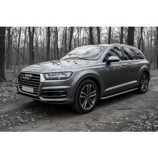 Stranski pragovi Maydos V2 (2 kos, aluminij / nerjaveče jeklo) Audi Q7 2015–2026 fotografija 1