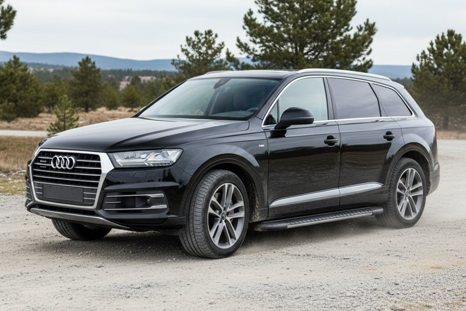 Audi Q7 2015–2026 Bočne stopnice Bosphorus Grey (2 kos, aluminij) Image