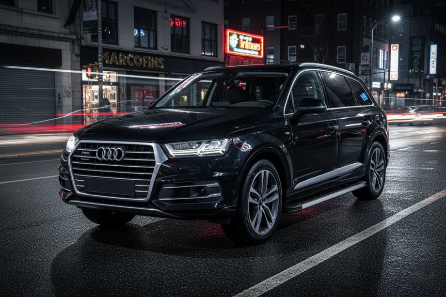 Audi Q7 2015–2026 Stranske stopnice Maya (2 kos, aluminij) Image