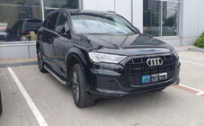 Audi Q7 2015–2026 Stranske stopnice BlackLine (2 kos, aluminij) fotografija 4