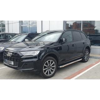 Stranske stopnice BlackLine (2 kos, aluminij) Audi Q7 2015–2026 fotografija 1