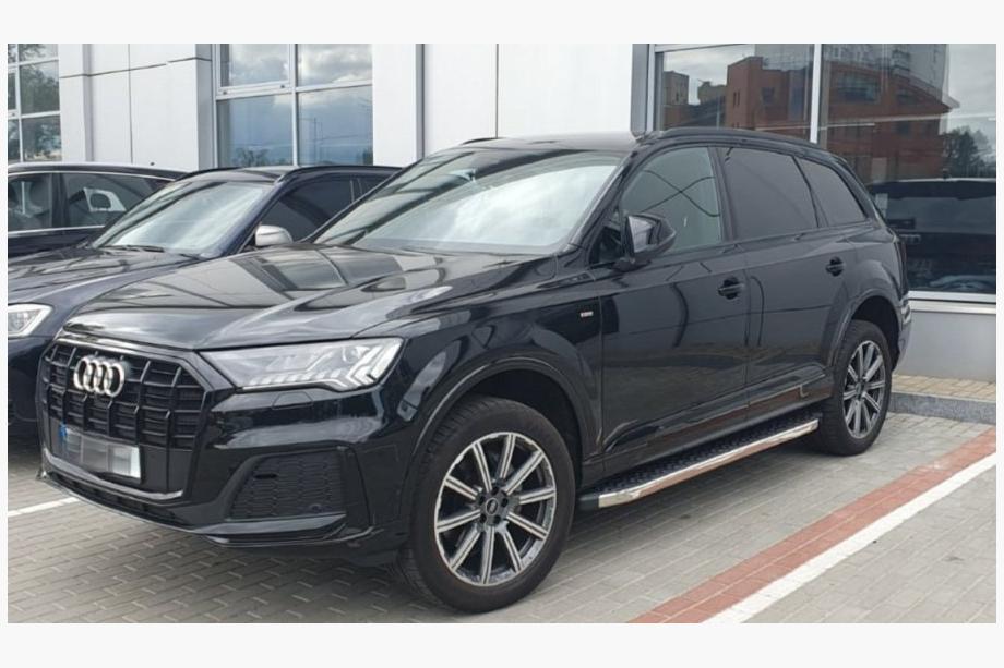Audi Q7 2015–2026 Stranske stopnice BlackLine (2 kos, aluminij) Image