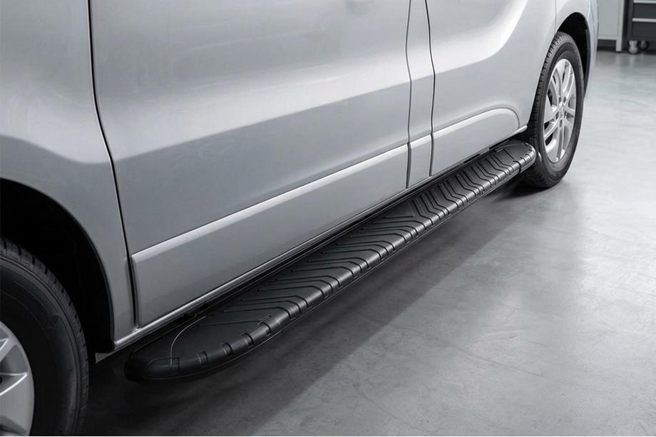 Fiat Talento 2016– Bočne stopnice Bosphorus Black (2 kos, aluminij) Image