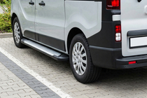 Fiat Talento 2016– Stranske stopnice Allmond Grey (2 kosa, aluminij) fotografija 1