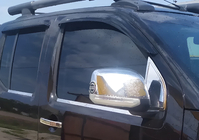 Nissan Navara 2006–2015 Kromirane obloge ogledal (2 kosa, plastika) Z repetitorjem smernika fotografija 3