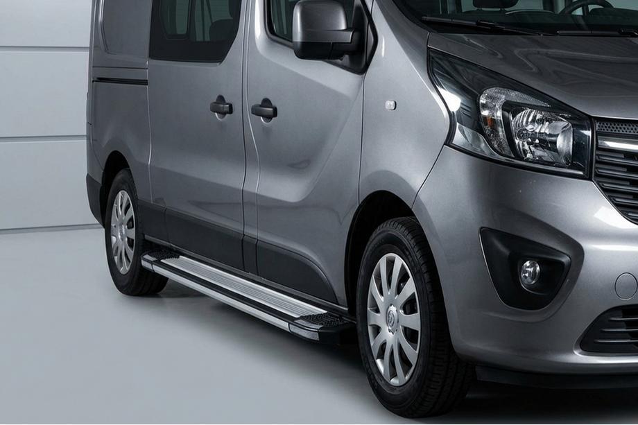 Opel Vivaro 2015–2019 Stranske stopnice Rainbow (2 kos, aluminij) Image