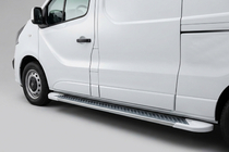 Opel Vivaro 2015–2019 Bočne stopnice Allmond White (2 kosa, aluminij) fotografija 1