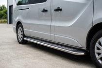 Opel Vivaro 2015–2019 Stranski pragovi Maydos V2 (2 kos, aluminij / nerjaveče jeklo) fotografija 1