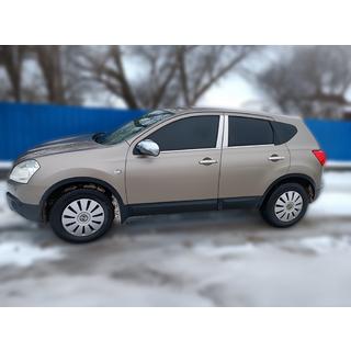 Kromirane obloge stebričkov vrat (4 kosi, nerjaveče jeklo) Nissan Qashqai 2007–2010 fotografija 1