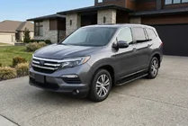 Honda Pilot 2015–2022 Bočne stopnice Bosphorus Black (2 kos, aluminij) fotografija 1
