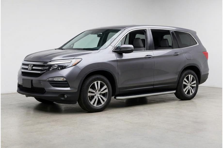 Honda Pilot 2015–2022 Stranski pragovi Tayga Grey (2 kosa, aluminij) Image